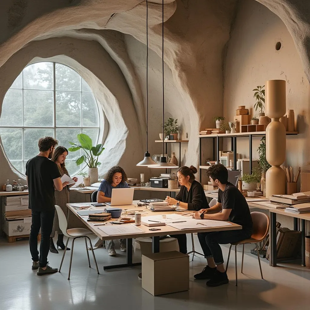 Studio JABLONSKYS během kreativního procesu